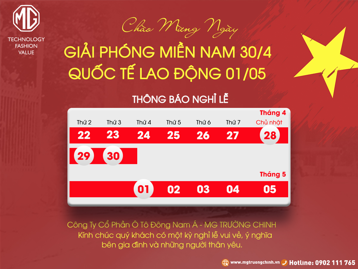 Nghỉ Lễ 30.4